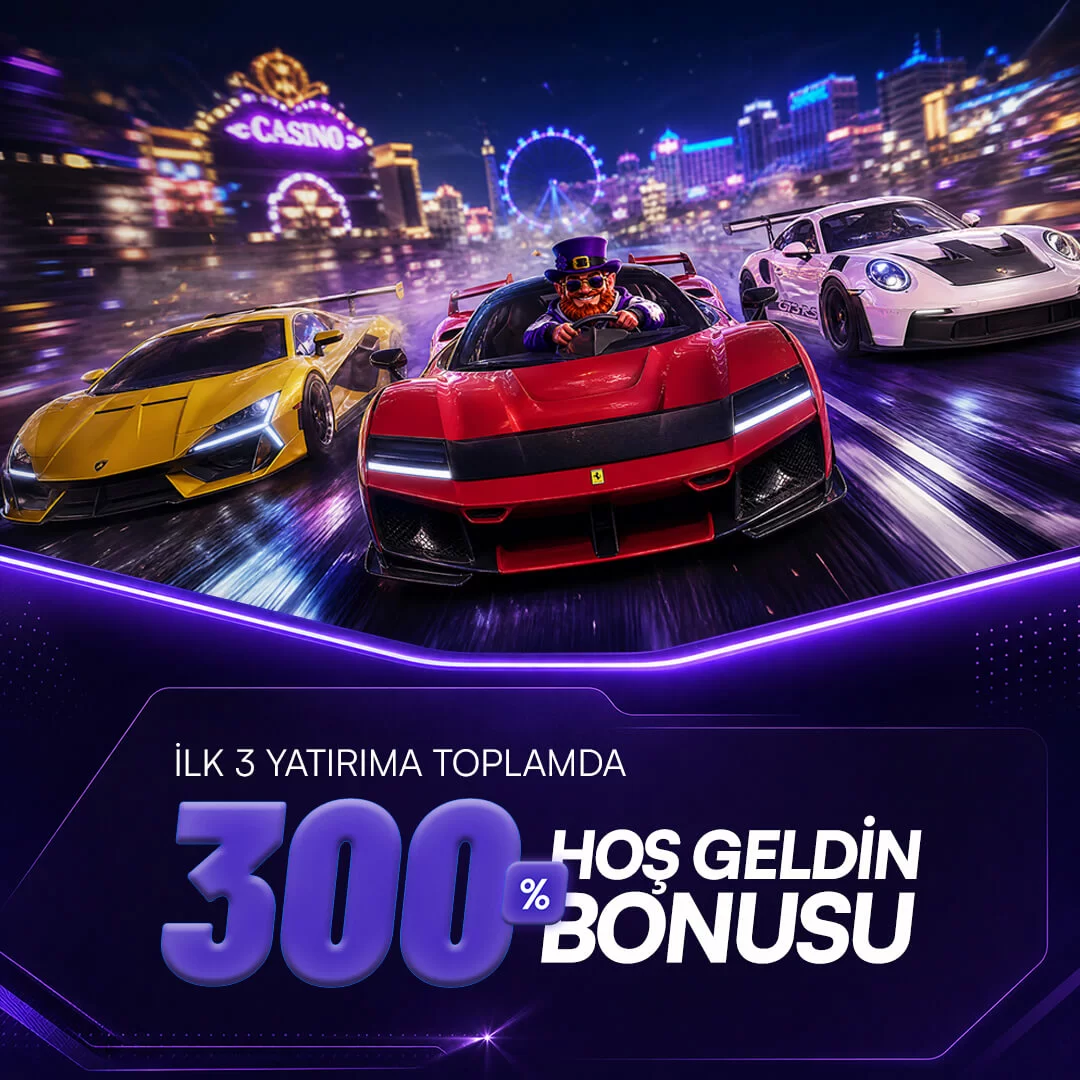 İLK 3 YATIRIMA TOPLAMDA %300 HOŞGELDİN BONUSU!